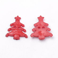 Boutons acryliques avec 2 trou&nbsp;BUTT-Q037-14A