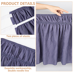 Регулируемые полиэстеровые юбки вокруг кровати AJEW-WH20022-10C-02