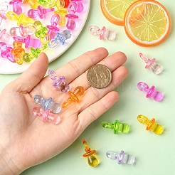 50шт прозрачные акриловые подвески&nbsp;TACR-YW0003-25