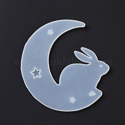 DIY животное на полумесяце большой кулон силиконовые Молды DIY-F125-06