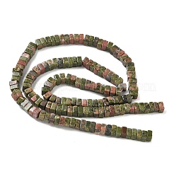 Природные Unakite бисер нитей G-I394-A07
