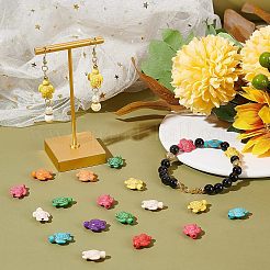 Синтетических нитей бирюзовые бусы G-NB0003-71