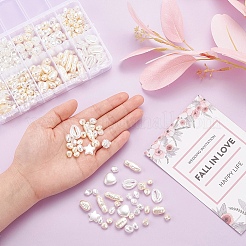 10 набор акриловых бусин с искусственным жемчугом&nbsp;OACR-YW0001-14