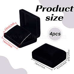 Пластиковая обложка с бархатными упаковочными коробками для брошей&nbsp;VBOX-WH0012-07A