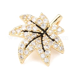 Латунные микропаве прозрачные подвески с фианитом&nbsp;KK-C249-06G