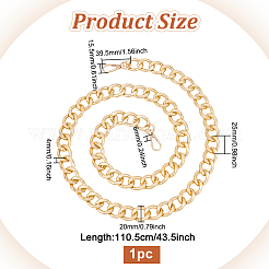 1 шт. алюминиевые ручки для сумок с цепочкой&nbsp;FIND-WR0007-12