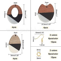 Наборы для изготовления сережек с подвесками своими руками&nbsp;DIY-OC0005-93