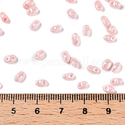 Непрозрачные цвета блестящие стеклянные бусины&nbsp;SEED-T006-02G