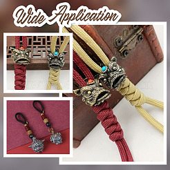 Открытый инструмент edc латунная парашютная веревка европейские бусины KK-WH0081-44B-R