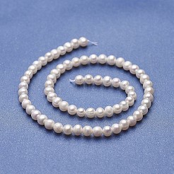 Нити из натурального культивированного пресноводного жемчуга PEAR-P060-18-01