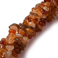 Окрашенные нити бисера из натурального сердолика G-E271-105