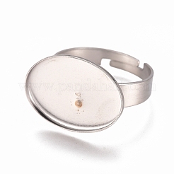 Не тускнеющие регулируемые кольца для пальцев из нержавеющей стали 201 STAS-I137-10P-01A