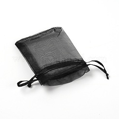 Прямоугольник органза сумки OP-WH0009-08