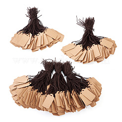 500 шт. пустые ценники из крафт-бумаги со шнуром CDIS-TA0001-44