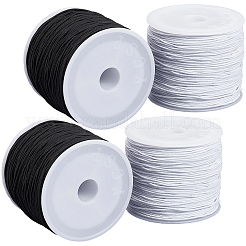 4 рулон эластичных шнуров 2 цветов&nbsp;EC-PA0001-02C