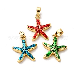 Латунь эмаль подвески&nbsp;KK-K305-02G