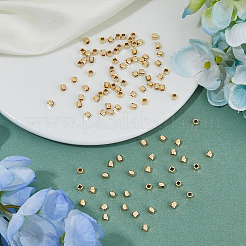 100 шт. Латунные дистанционные бусины KK-FI0001-02B-G