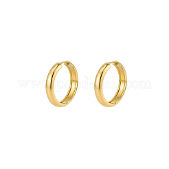 Orecchini a cerchio huggie in acciaio inossidabile 304&nbsp;QV2098-1