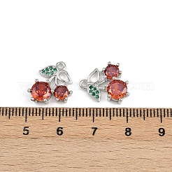 Латунные микро проложить кубического циркония подвески&nbsp;KK-C115-03C-03P