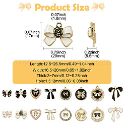 32шт 16 стиля сплава эмалевые подвески&nbsp;ENAM-CJ0007-05
