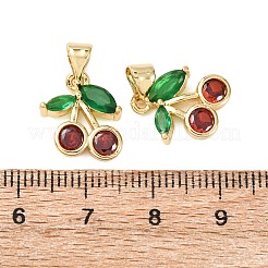 Латунные микро проложить кубического циркония подвески&nbsp;KK-K408-53G-01