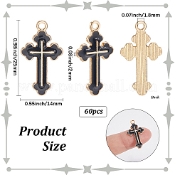 60 шт. Подвески из сплава с эмалью&nbsp;ENAM-SC0006-68