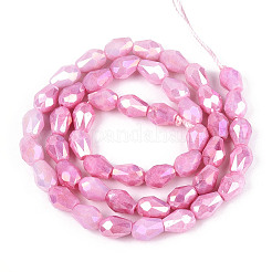 Антикоррозийные гальванические стеклянные бусины&nbsp;X-GLAA-T025-13A-06