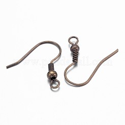 Ganci per orecchini in ottone bronzo antico&nbsp;X-KK-Q261-1