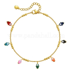 Кулоны с эмалью из латуни&nbsp;ENAM-CJ0003-92