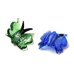 Прозрачные бусины лэмпворк LAMP-F037-01B