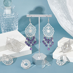 36 шт. 6 стиля звенья для люстр из нержавеющей стали 304 и 201 в форме воздушного змея STAS-UN0057-15