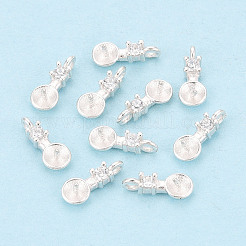 925 серебряное крепление для кулона с кубическим цирконием&nbsp;STER-T009-25S