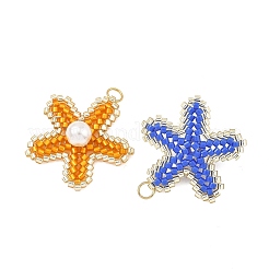 Anhänger aus Miyuki-Glasperlen und Muschelperlen&nbsp;PALLOY-MZ01378