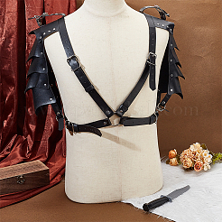 Искусственная кожа с оболочкой из сплава&nbsp;AJEW-WH0678-29B