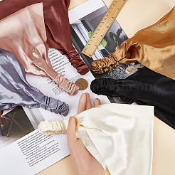 6шт. 6-х цветный эластичный атласный шарф-повязка на голову OHAR-GF0001-31