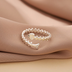 Offene Manschettenringe aus Messing für Damen&nbsp;WG87655-01