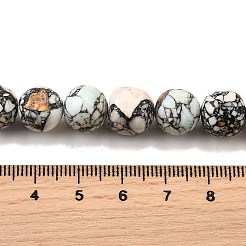 Синтетических нитей бирюзовые бусы G-F791-D01-01B