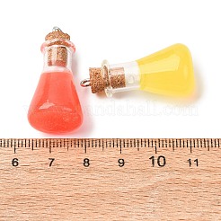 Прозрачные смоляные подвески&nbsp;RESI-K048-04