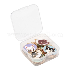 16шт 8 стиля экологически чистые подвески с эмалью из сплава&nbsp;ENAM-FS0001-15