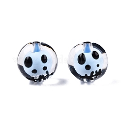 Прозрачные бусины из акриловой эмали&nbsp;TACR-G040-01S