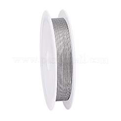 Alambre de acero inoxidable 304 con forma de cola de tigre para bisutería.&nbsp;TWIR-WH0002-24C