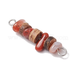 9 шт. 9 стиля подвески-фигурки с натуральным смешанным камнем и натуральным кокосовым диском&nbsp;PALLOY-JF03571