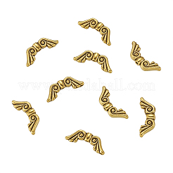 Сплавочные овальные бусины тибетского стиля  TIBEB-TAC0001-01AG