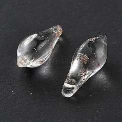 Бусины ручной работы бусины золотого песка LAMP-M024-01G