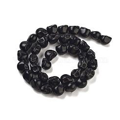Filo di perline turchesi sintetici&nbsp;TURQ-G113-8x10mm-09
