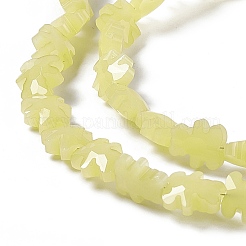 Стеклянные бусины с гальваническим покрытием  GLAA-C023-04A