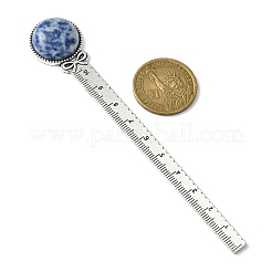 Круглые линейки закладок из сплава в тибетском стиле в стиле ретро AJEW-JK00266
