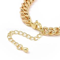 Разноцветный браслет из звеньев девушки из кубического циркония BJEW-B068-01