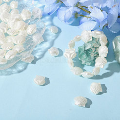 240 шт. 3 видов перламутровых непрозрачных смоляных бусин&nbsp;RESI-CA0001-82