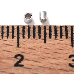 Бусины-разделители из стерлингового серебра с родиевым покрытием&nbsp;STER-Z006-01B-P